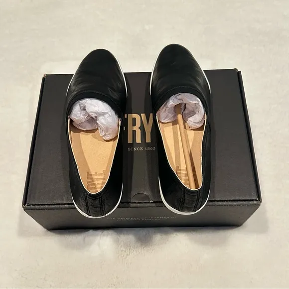 Black Slip-On Women's Shoes