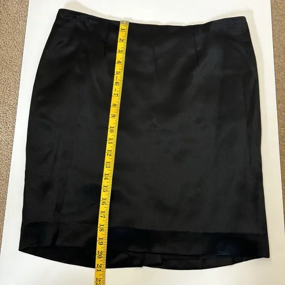 Black Suit Skirt Set With White Stones Details Size Large