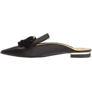 Black Tassel Slip-On Women's Shoes