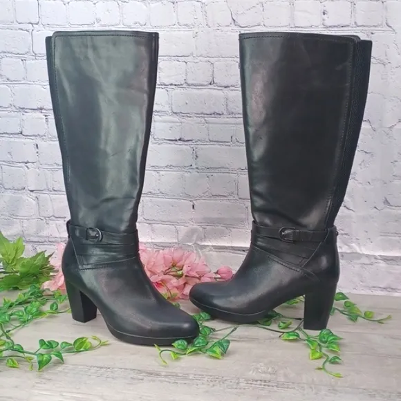 Blondo Leather Waterproof Tall Boots