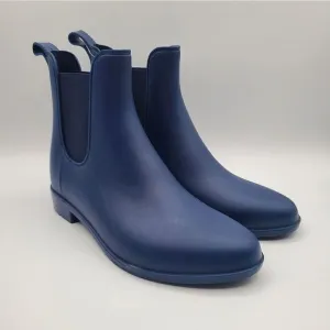 Blue Chelsea Rain Boots Women's Size 7