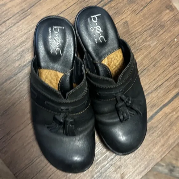BOC Elsbury Tassel Women's Leather Mules Size 6