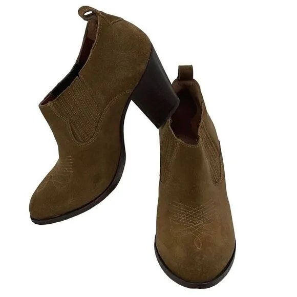 BOGO ‼️ FRYE Ilana Short Leather Suede Boots Shooties