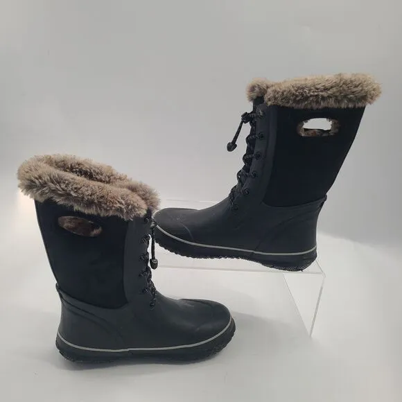 Bogs Arcata Tonal Camo Kid's Winter Boots, Black, K2