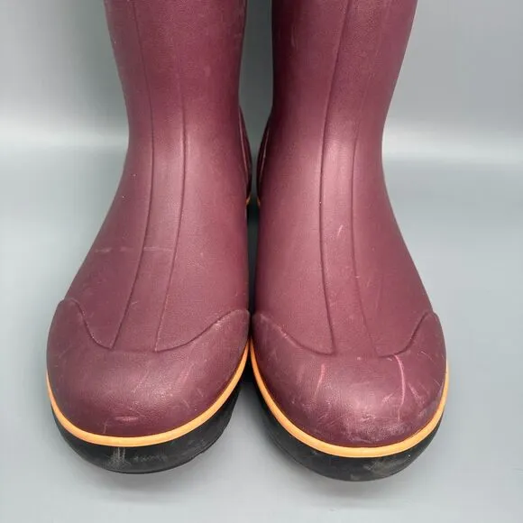Bogs Classic II Ikat Women's 11 Burgundy Waterproof Winter Snow Boot Pull On