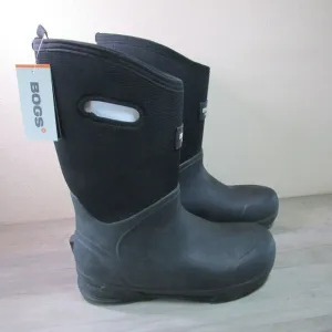 Bogs Men's 15 Bozeman Tall Waterproof Insulated Rain Mud Boots Black