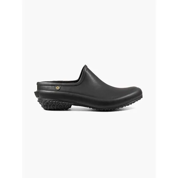 Bogs Patch 72516-001 Clog Women's US 11 Black Waterproof Slip-On Shoes KHD697