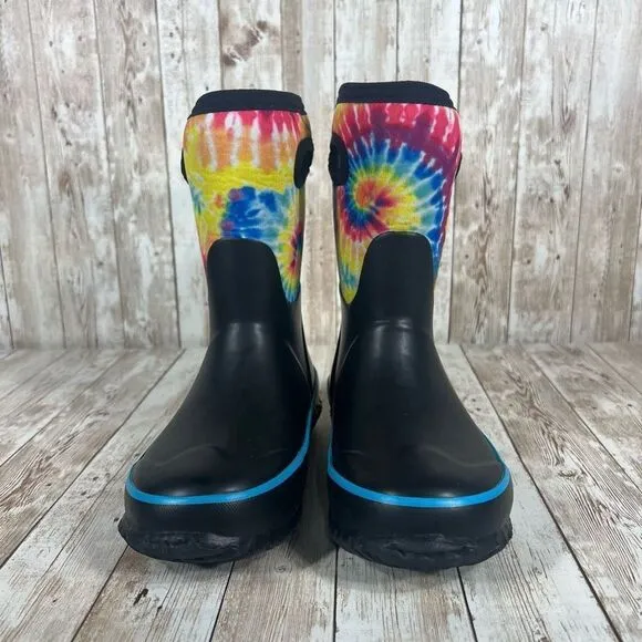 Bogs tiedye waterproof warm winter‎ boots for cold weather kids 2