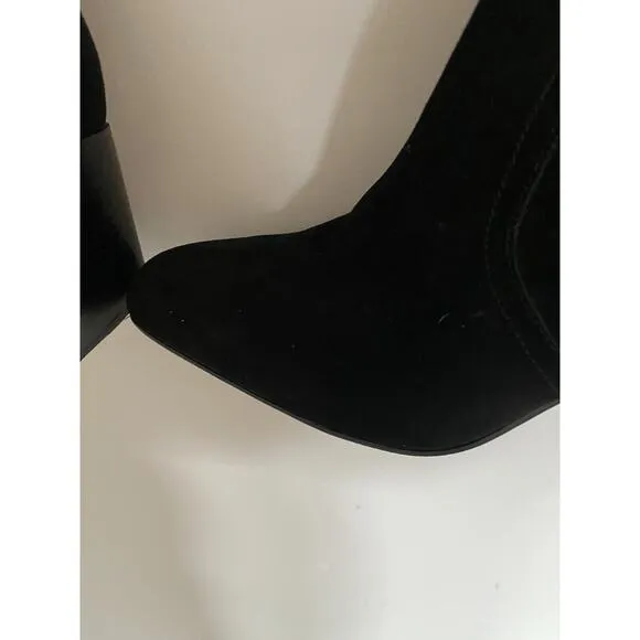 Bondo Black Zip Up Boots Size M Retails $212 Tessa Waterproof