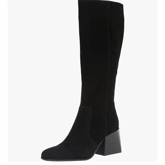 Bondo Black Zip Up Boots Size M Retails $212 Tessa Waterproof
