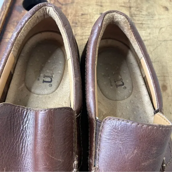 Born brown leather mens size 11.5 shoes, GUC