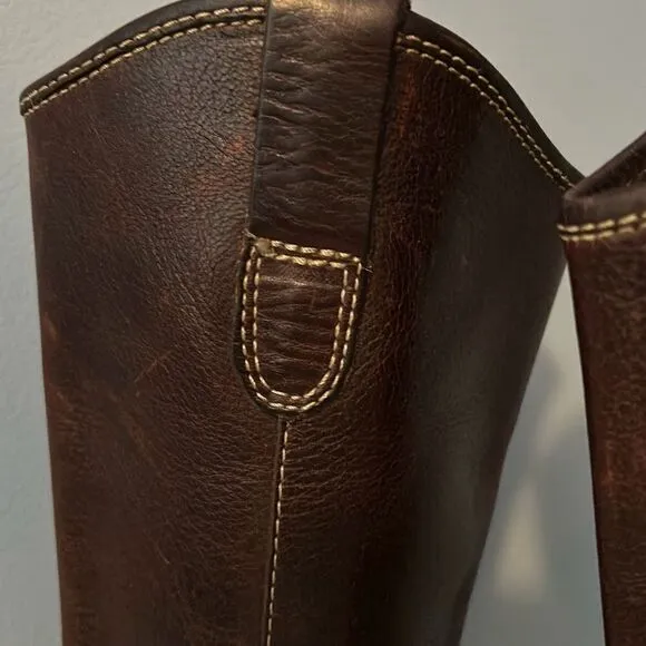Born Shavano Western Riding Boots 7.5 Women’s Brown Tall