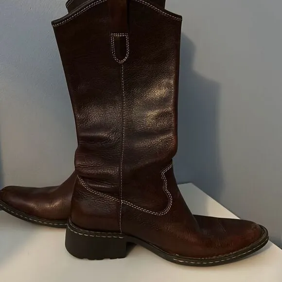 Born Shavano Western Riding Boots 7.5 Women’s Brown Tall