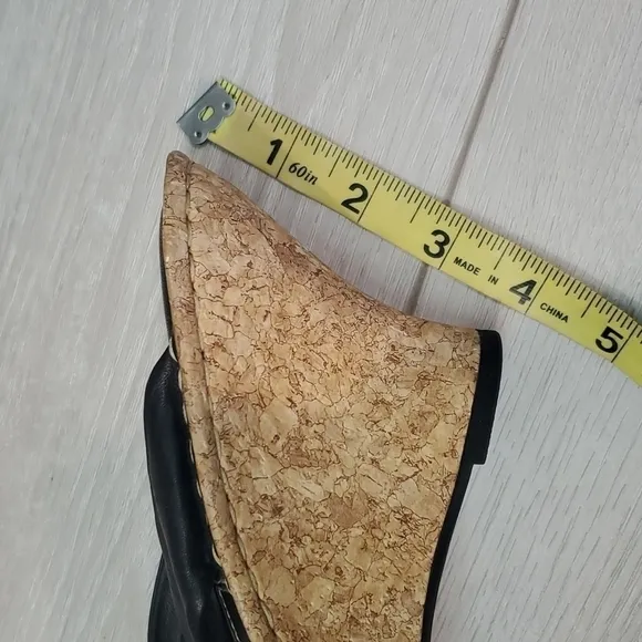 Born Women Comfort Slide Cork Wedge Sandals shoes sz 11
