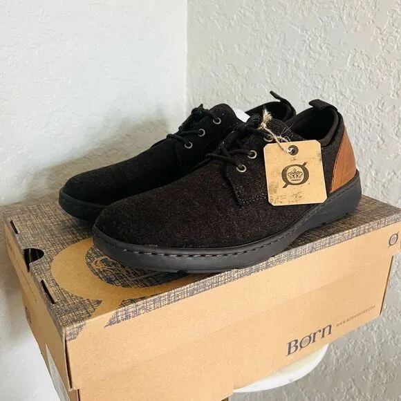 BORN Marcus Lightweight Sneaker, Dress Comfort Shoe, Dark Brown, Size 12, NWT