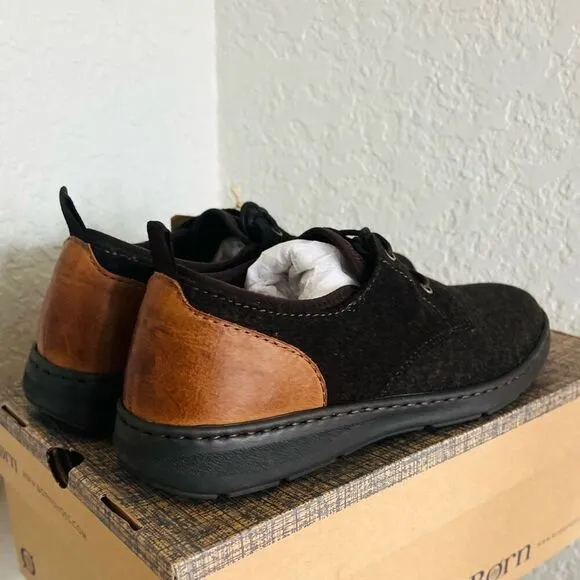 BORN Marcus Lightweight Sneaker, Dress Comfort Shoe, Dark Brown, Size 12, NWT
