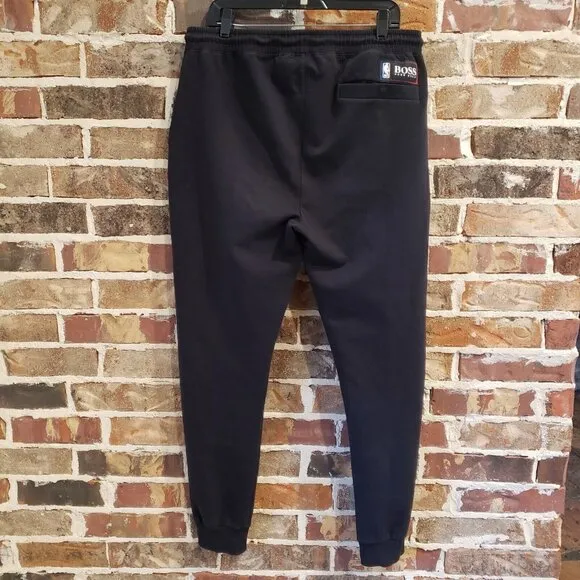 Boss Hugo Boss NBA Brooklyn Nets Athletic Sweat Warm Up Pants Men's Sz XL Black