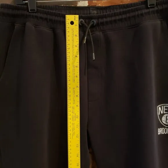 Boss Hugo Boss NBA Brooklyn Nets Athletic Sweat Warm Up Pants Men's Sz XL Black