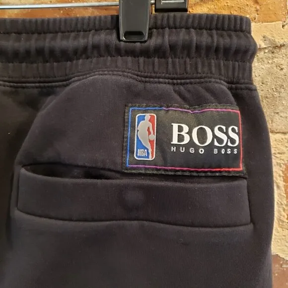 Boss Hugo Boss NBA Brooklyn Nets Athletic Sweat Warm Up Pants Men's Sz XL Black
