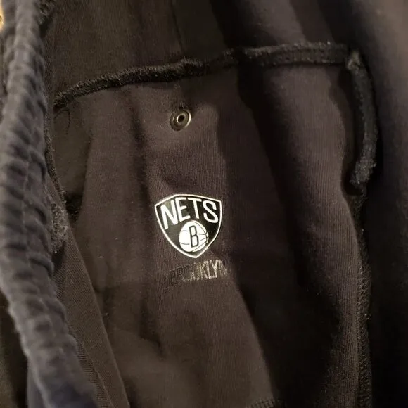 Boss Hugo Boss NBA Brooklyn Nets Athletic Sweat Warm Up Pants Men's Sz XL Black