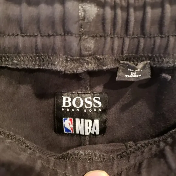 Boss Hugo Boss NBA Brooklyn Nets Athletic Sweat Warm Up Pants Men's Sz XL Black