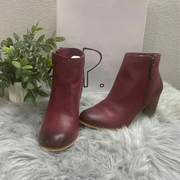 BP Nordstrom Burgundy Boots SIZE 7.5