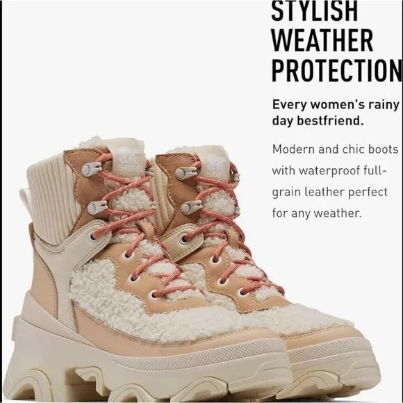 BRAND NEW SOREL BREX COZY LACE-UP WOMEN'S CHUNKY  WINTERS BOOTS