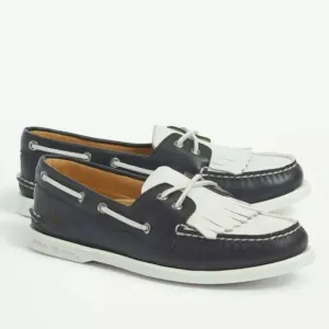 BRAND NEW SPERRY x BROOKS BROTHERS A/O 2-EYE KILTIE SHOE
