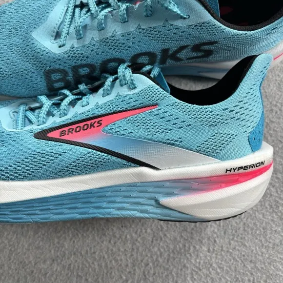 Brooks Hyperion 2 Blue Pink  Women Running Shoes Size 11 B 1204211B441
