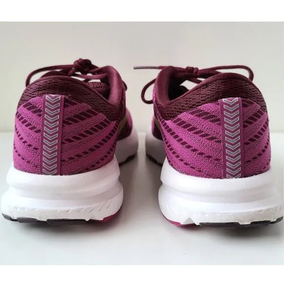 Brooks Launch 6 Magenta Gold Running Shoes Sneakers Womens Size US 8.5 EU 40 EUC
