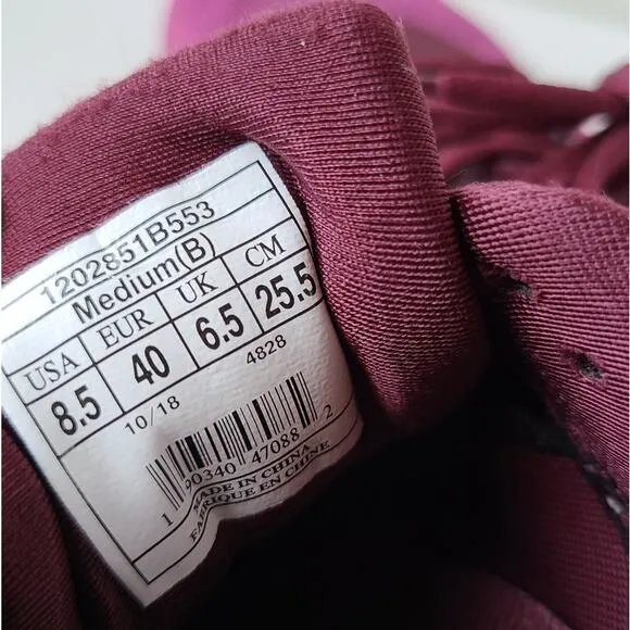Brooks Launch 6 Magenta Gold Running Shoes Sneakers Womens Size US 8.5 EU 40 EUC