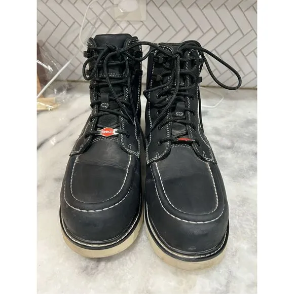 Brunt Marin Work Boot Men’s 10.5 Black 6” Comp Toe Waterproof Safety Great Cond