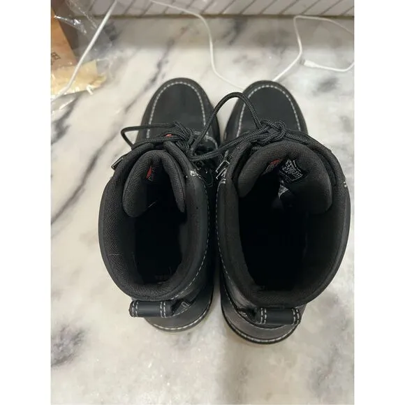 Brunt Marin Work Boot Men’s 10.5 Black 6” Comp Toe Waterproof Safety Great Cond
