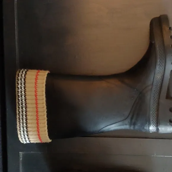 Burberry Tall Rubber Boots
