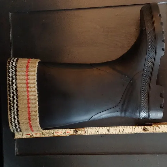 Burberry Tall Rubber Boots
