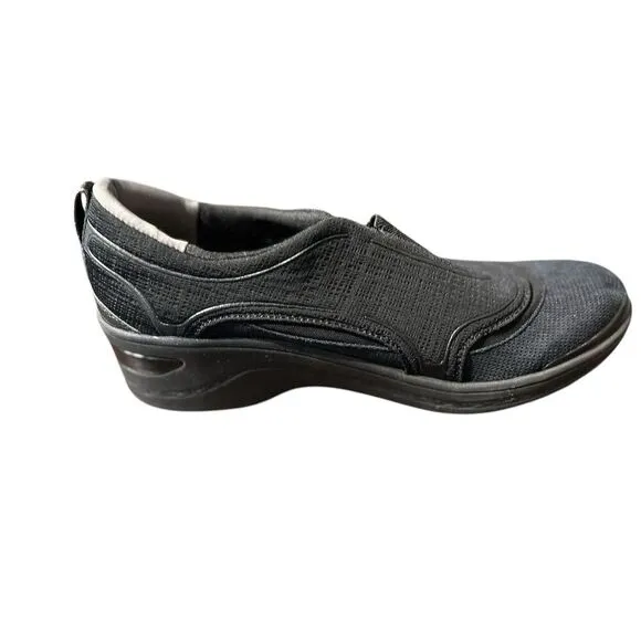 Bzees Women's Slip-On Comfort Sneakers Black Size 11 Casual Shoes