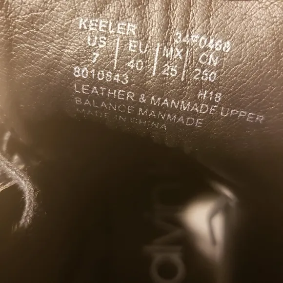Calvin Klein keeler box black leather boots
