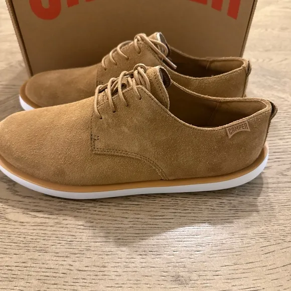 Camper Men's 40 (US 7)Smith BROWN Leather Suede Casual Comfort Shoes