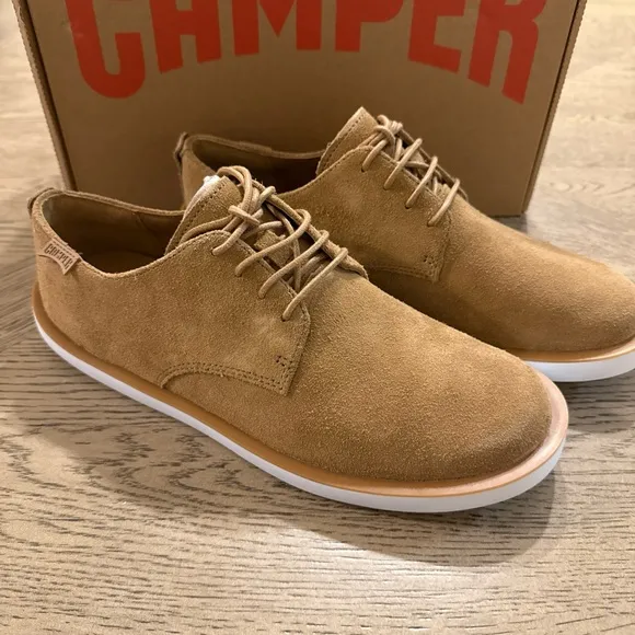 Camper Men's 40 (US 7)Smith BROWN Leather Suede Casual Comfort Shoes