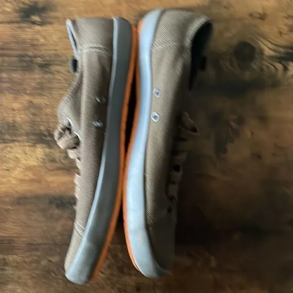 CAMPERPeu Rambla 18869-048 Canvas Military Sneaker Size 11 in Olive