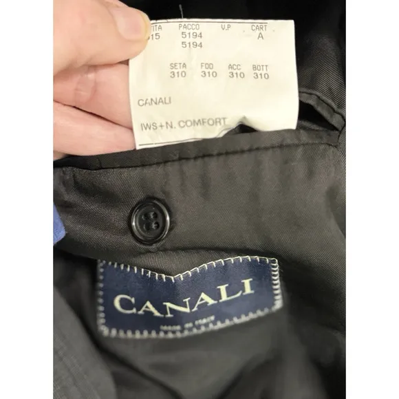 CANALI Men's Blazer Sport Coat Jacket Wool 3 Button Career Italy IT 54L US 44