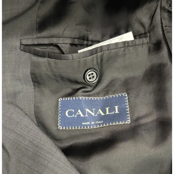 CANALI Men's Blazer Sport Coat Jacket Wool 3 Button Career Italy IT 54L US 44