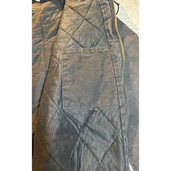 Carhartt J130 Black Hooded Jacket Mens 3XL, Never Worn