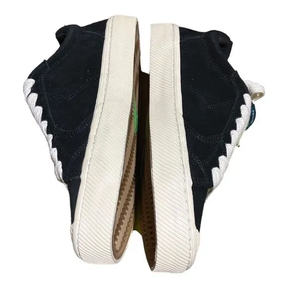 Cariuma M.I.L. PRO Black Suede Sneaker Mens 8 Skateboarding Streetwear Grunge