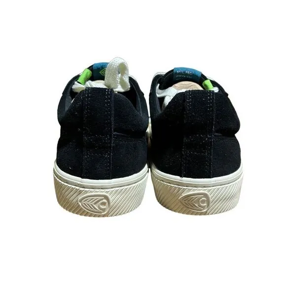 Cariuma M.I.L. PRO Black Suede Sneaker Mens 8 Skateboarding Streetwear Grunge