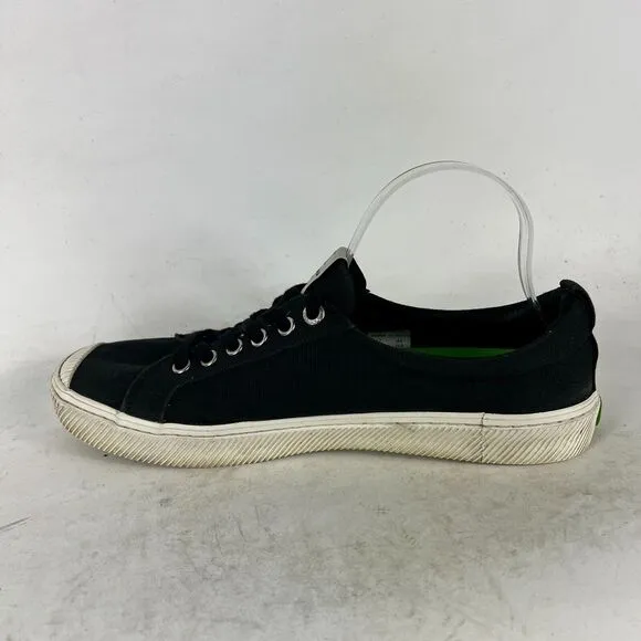 Cariuma Oca Canvas Sneakers Mens size 11 Black Low Top Athletic Shoes 100103B01M