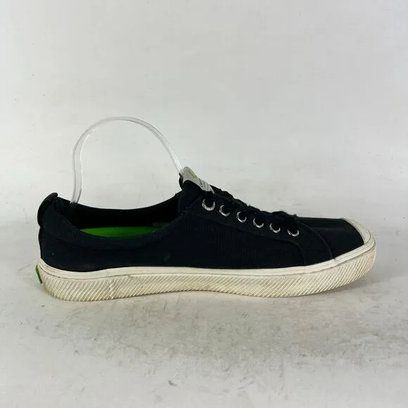 Cariuma Oca Canvas Sneakers Mens size 11 Black Low Top Athletic Shoes 100103B01M