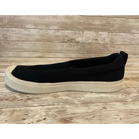 Cariuma Shoes Mens Size 12 Navy Canvas Sustainable Style Slip On Sustainable