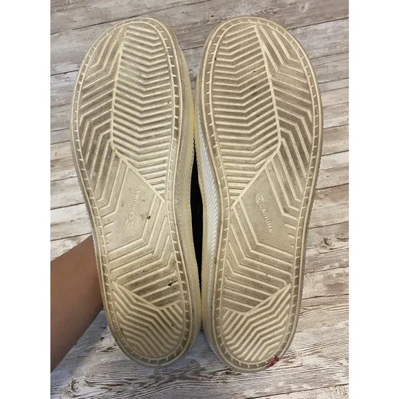 Cariuma Shoes Mens Size 12 Navy Canvas Sustainable Style Slip On Sustainable
