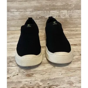 Cariuma Shoes Mens Size 12 Navy Canvas Sustainable Style Slip On Sustainable